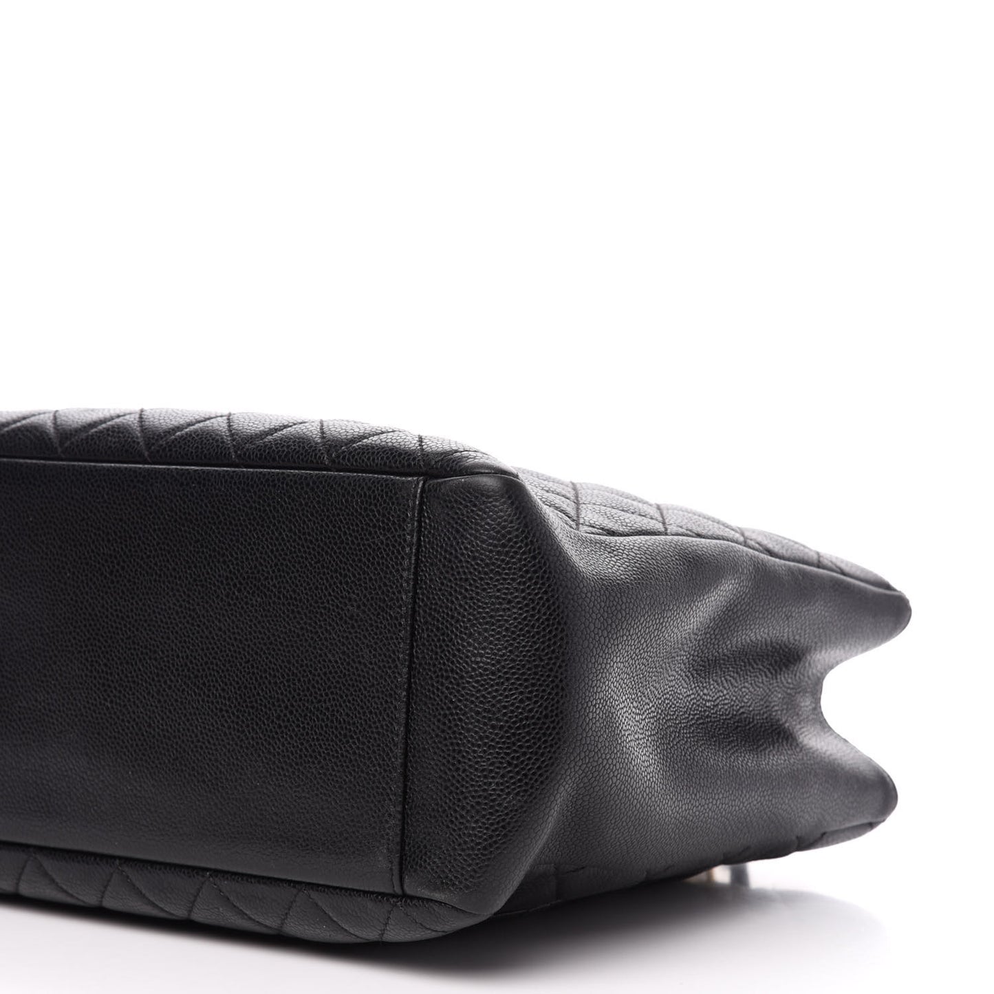 Caviar Quilted Grand Shopping Tote GST Black