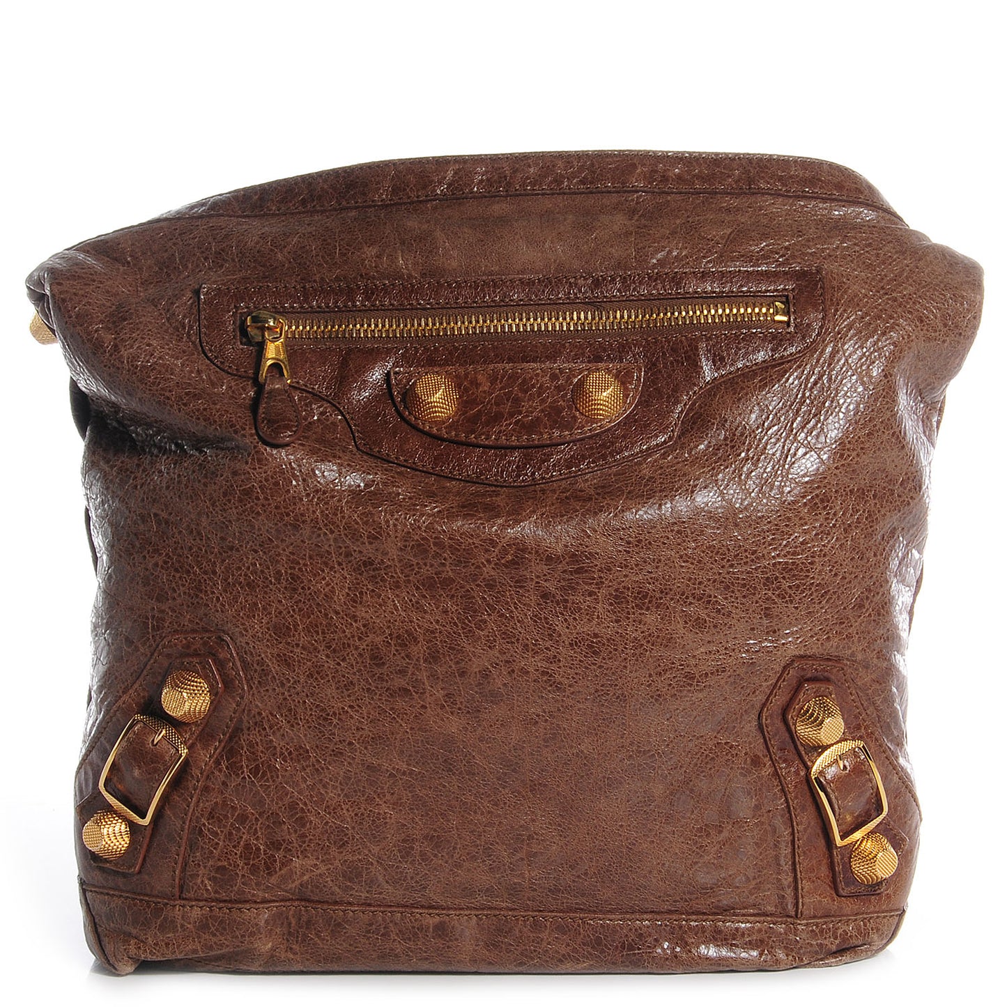 Agneau Giant 21 Gold Hardware Day Hobo Charbon