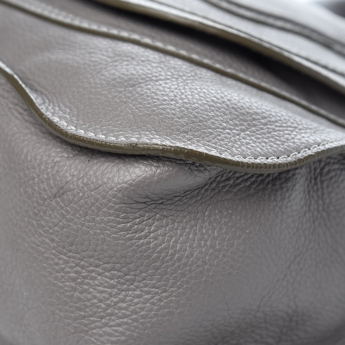 Calfskin Medium Marcie Satchel Cashmere Grey