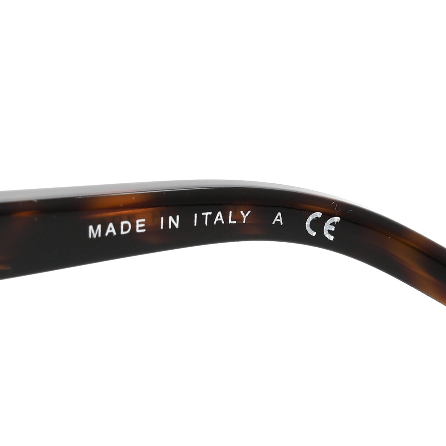 Acetate Lambskin Quilted CC Sunglasses 5225-Q Tortoise