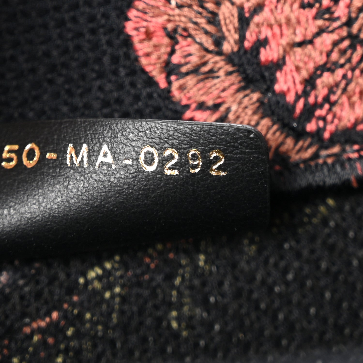 Christian Dior Canvas Jardin Botanique Embroidered Large Book Tote Black Multicolor 7 of 14
