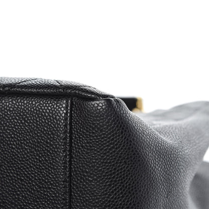 Chanel Caviar Quilted Grand Shopping Tote GST Black 10 of 15