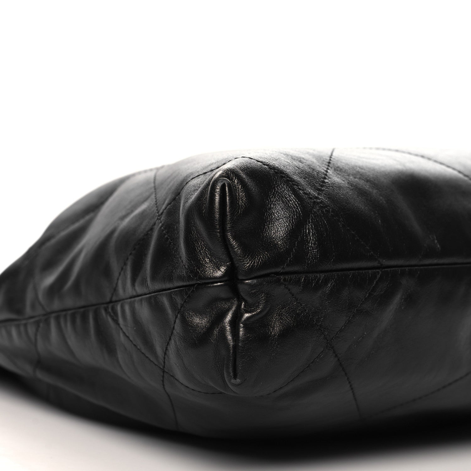 Chanel Shiny Calfskin Quilted Small Chanel 22 Black 10 of 12