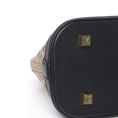 Louis Vuitton Mini Monogram Alma Long Blue 7 of 16