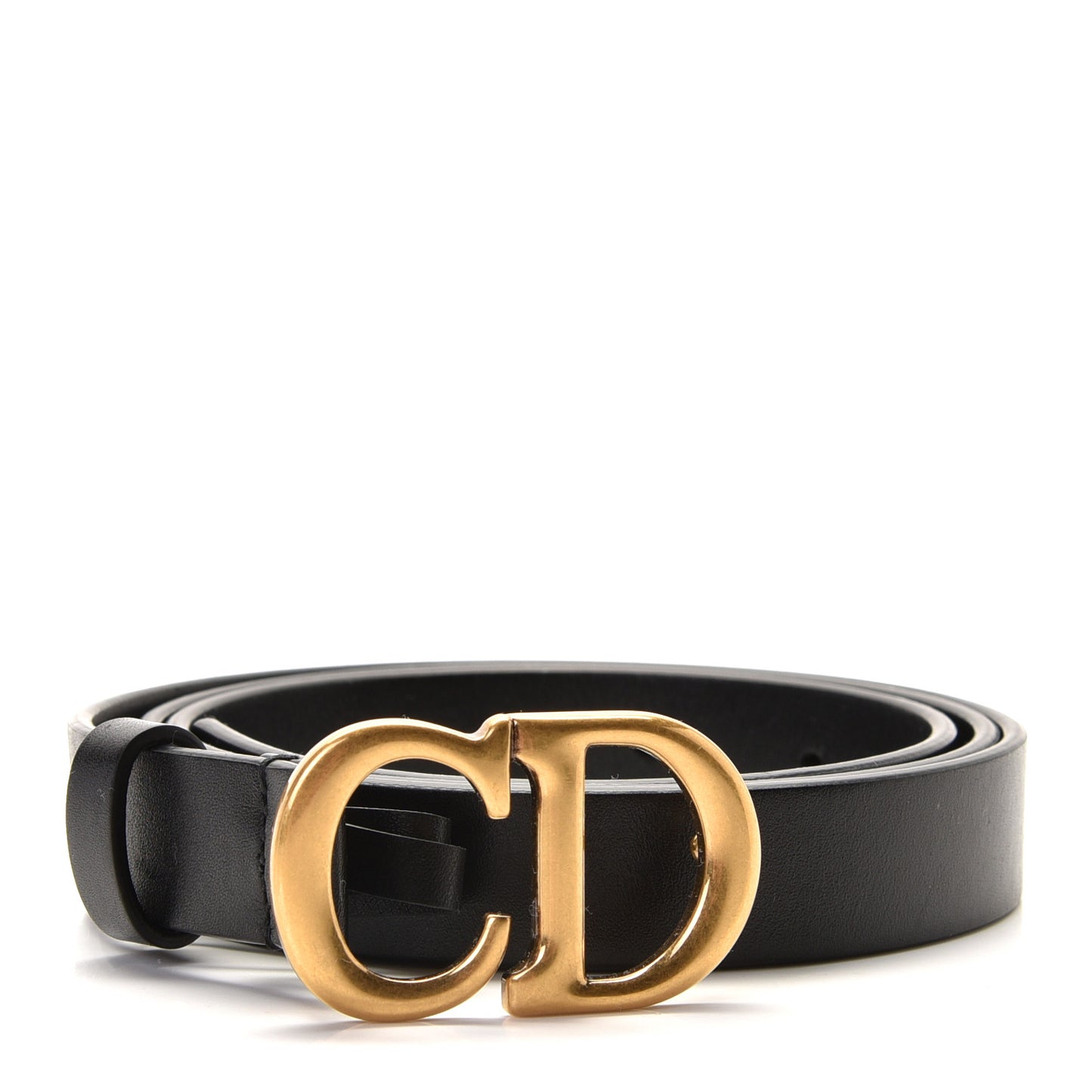 Calfskin Saddle Belt 90 Black