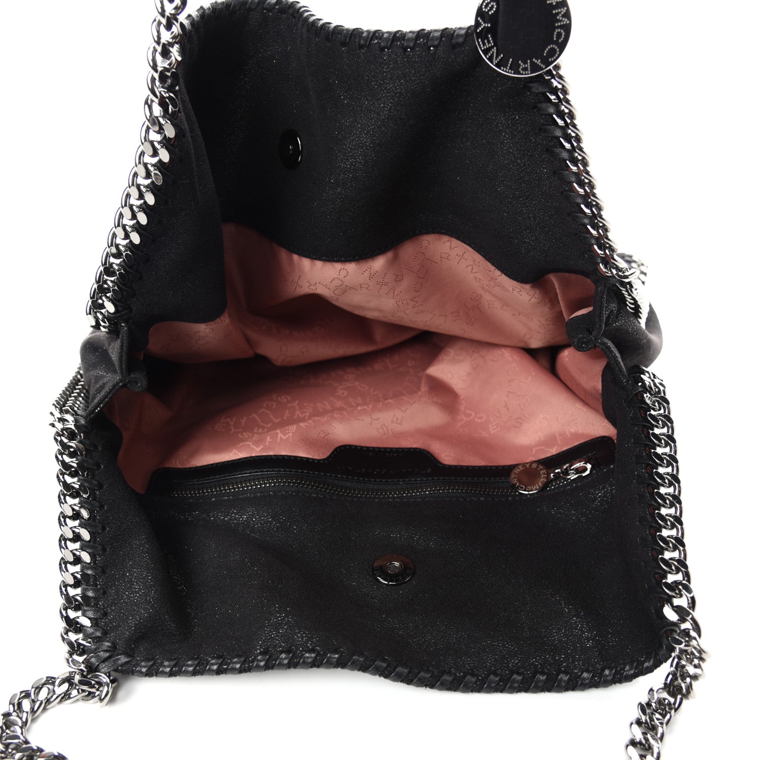 Stella McCartney Shaggy Deer Small Falabella Tote Black 5 of 10