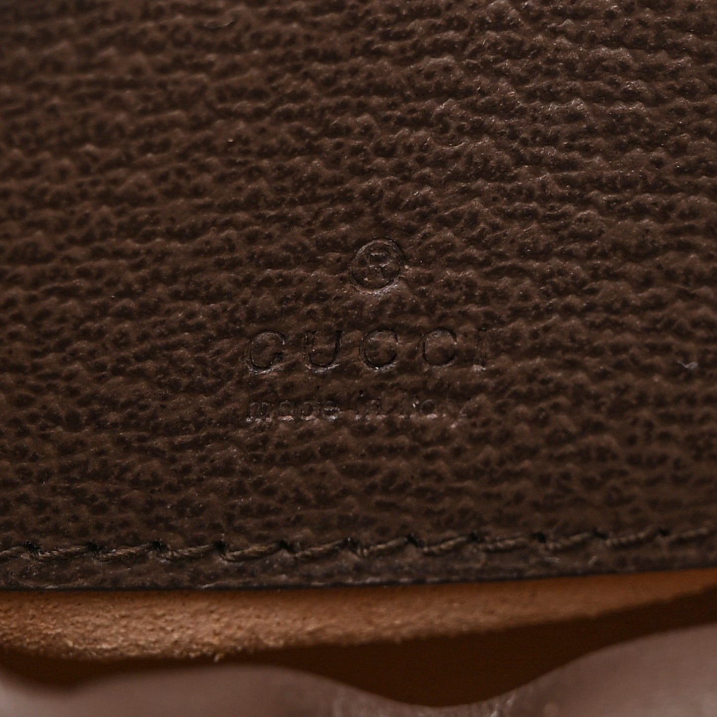 GG Supreme Monogram Ophidia Mini Bucket Bag Beige Ebony
