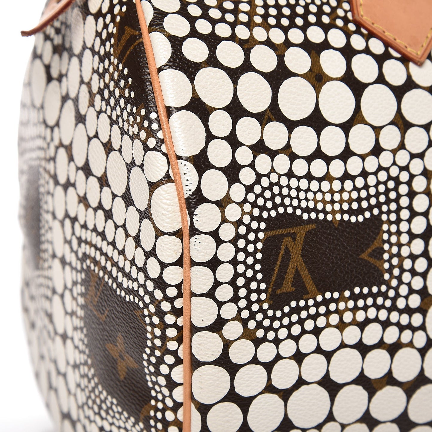 Monogram Kusama Town Speedy 30 White