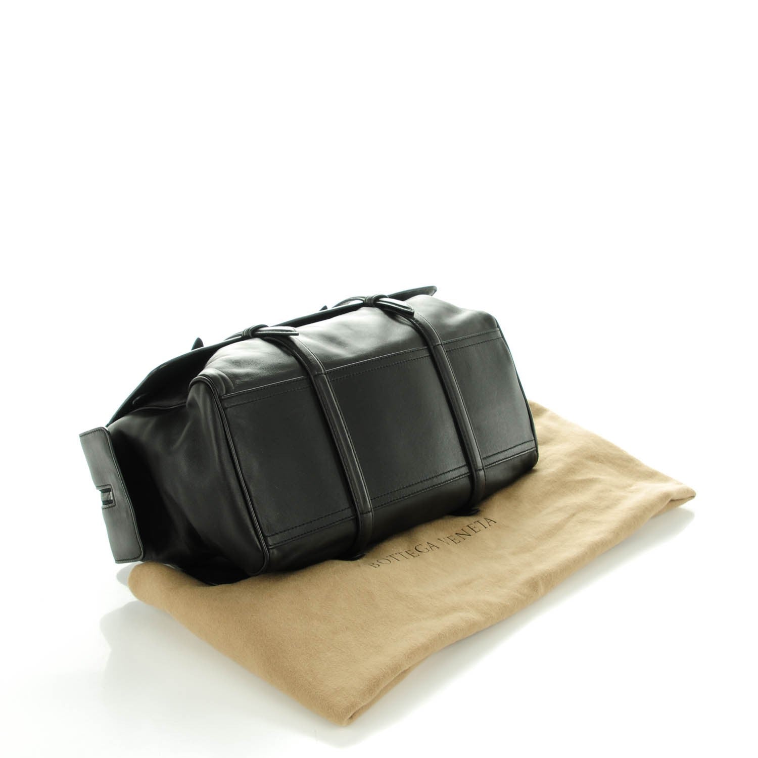 Bottega Veneta Nappa Intrecciato Medium Monaco Satchel Nero Black 4 of 8