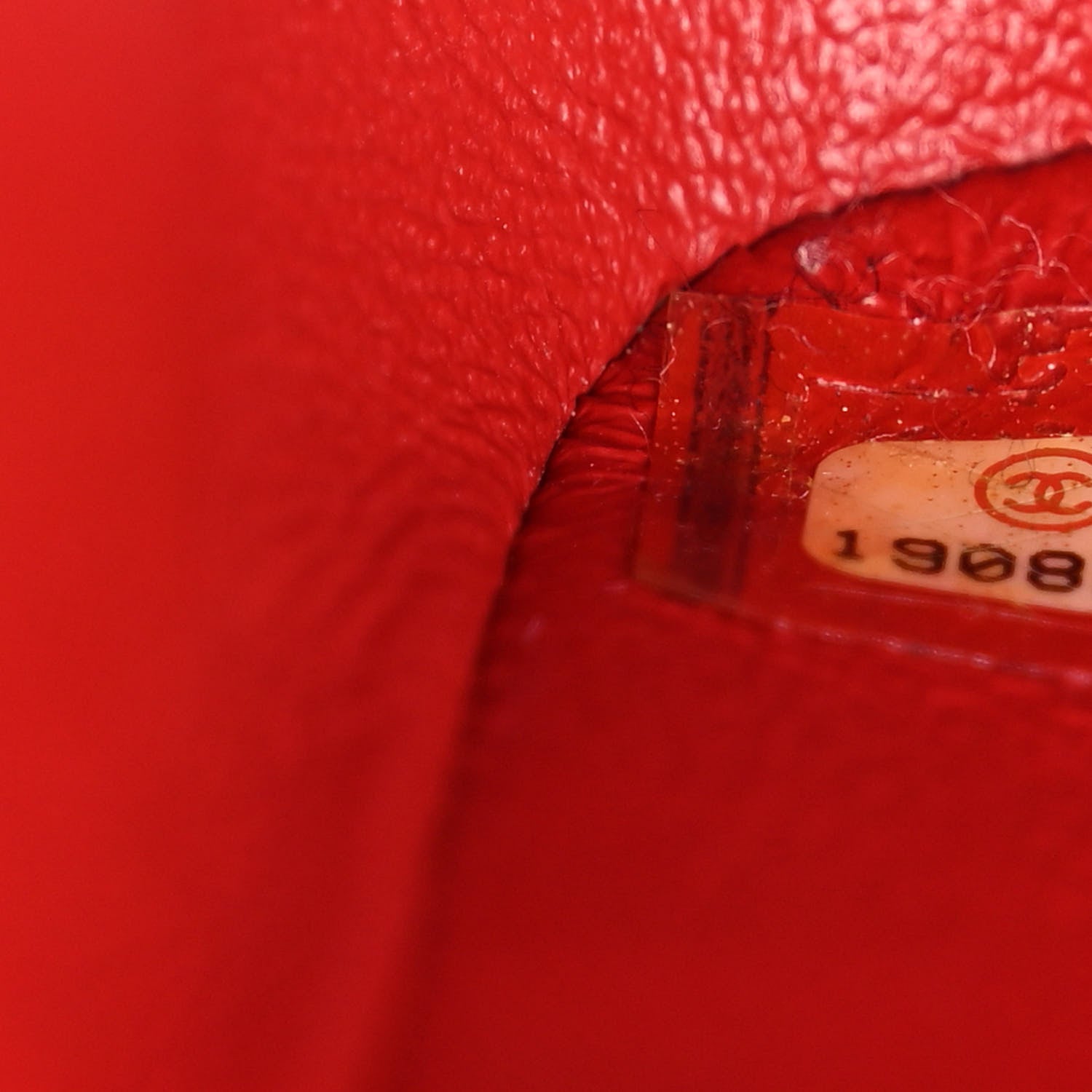 Chanel Caviar Quilted Jumbo Double Flap Red 7 of 10
