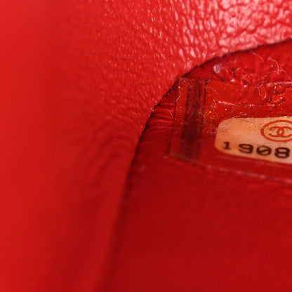Chanel Caviar Quilted Jumbo Double Flap Red 7 of 10