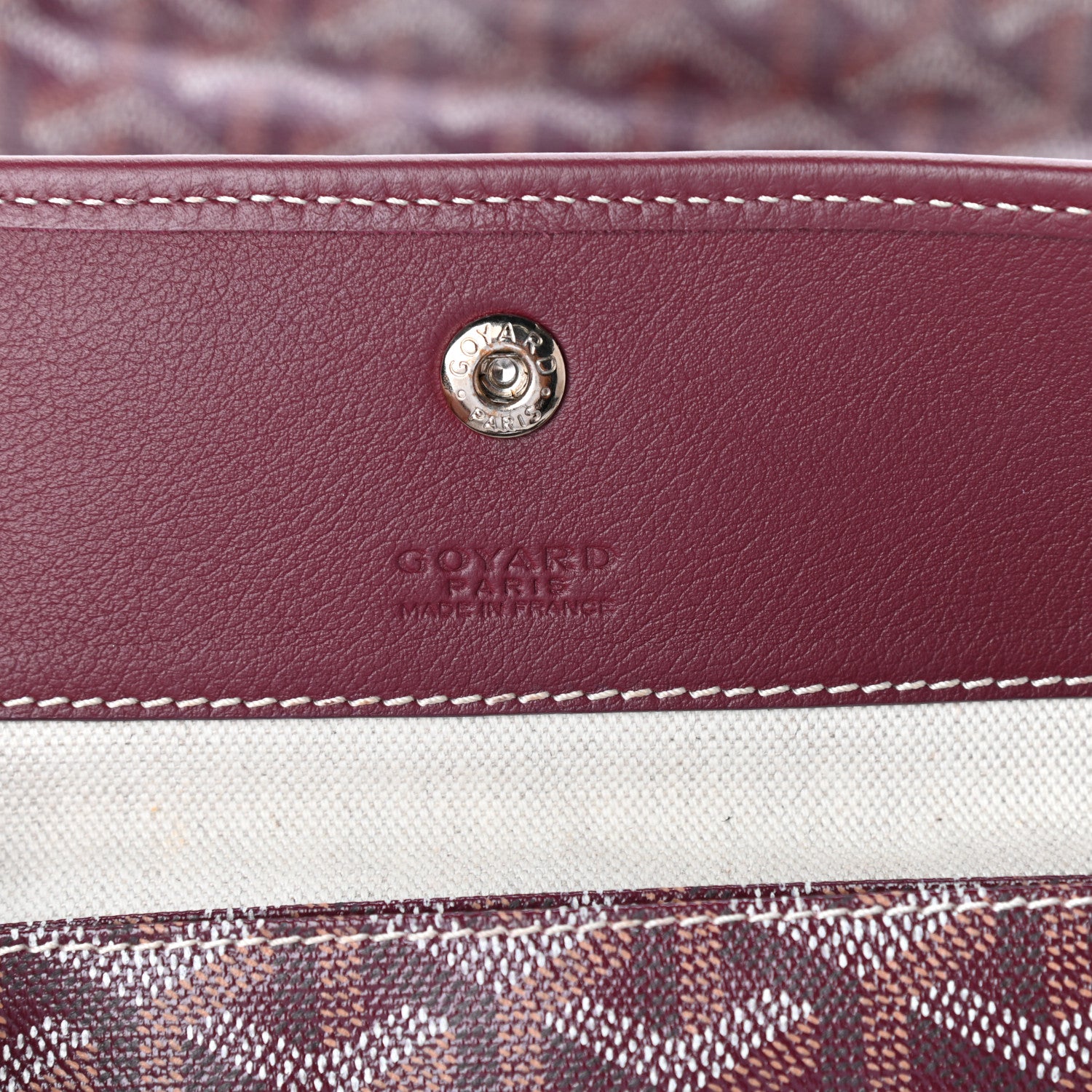 Goyard Goyardine Saint Louis PM Bordeaux 6 of 9