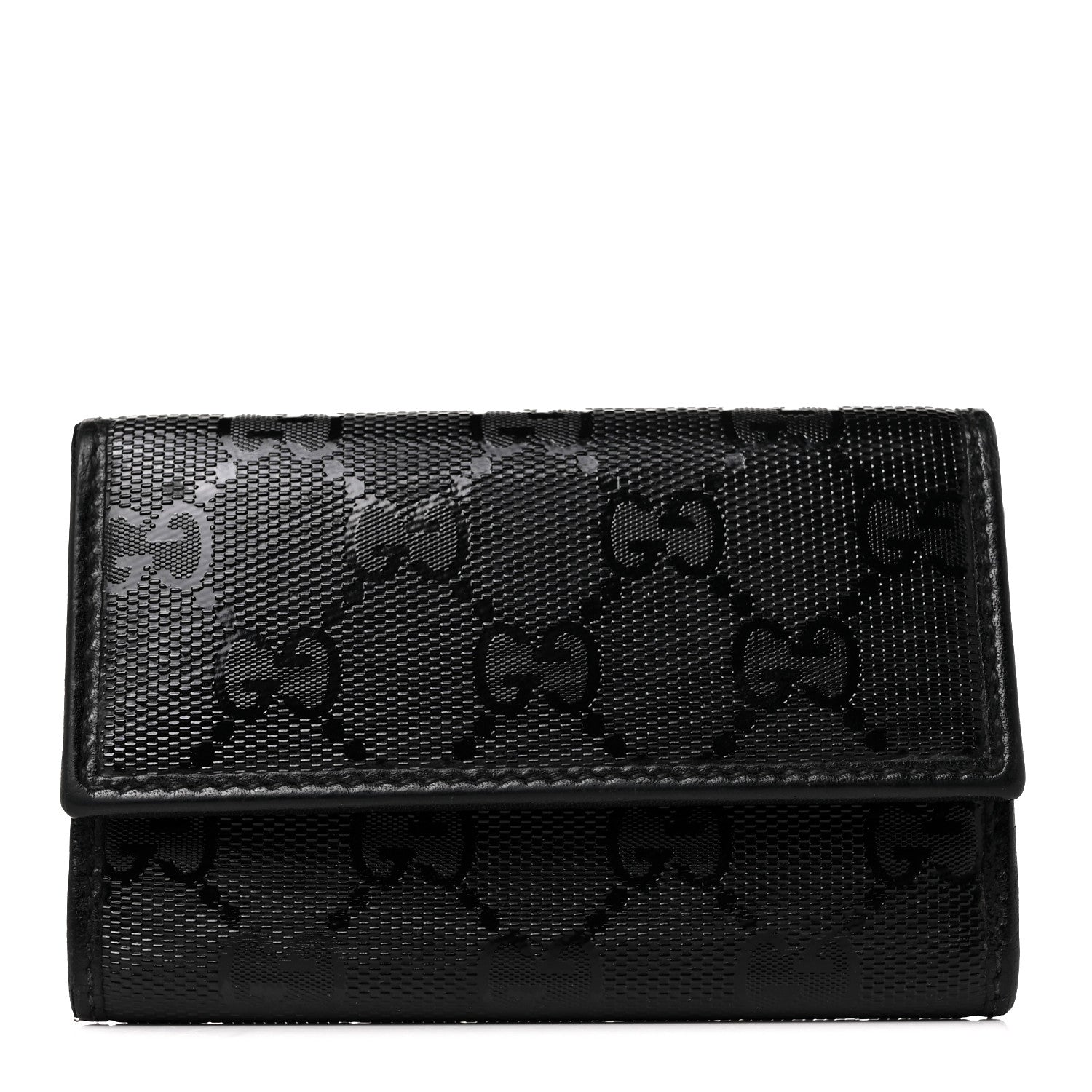 Gucci Imprime Monogram 6 Key Case Black 2 of 18