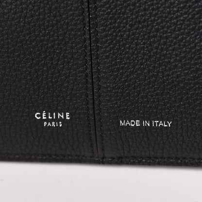 Celine Baby Grained Calfskin Medium Tri-Fold Bag Black 6 of 10