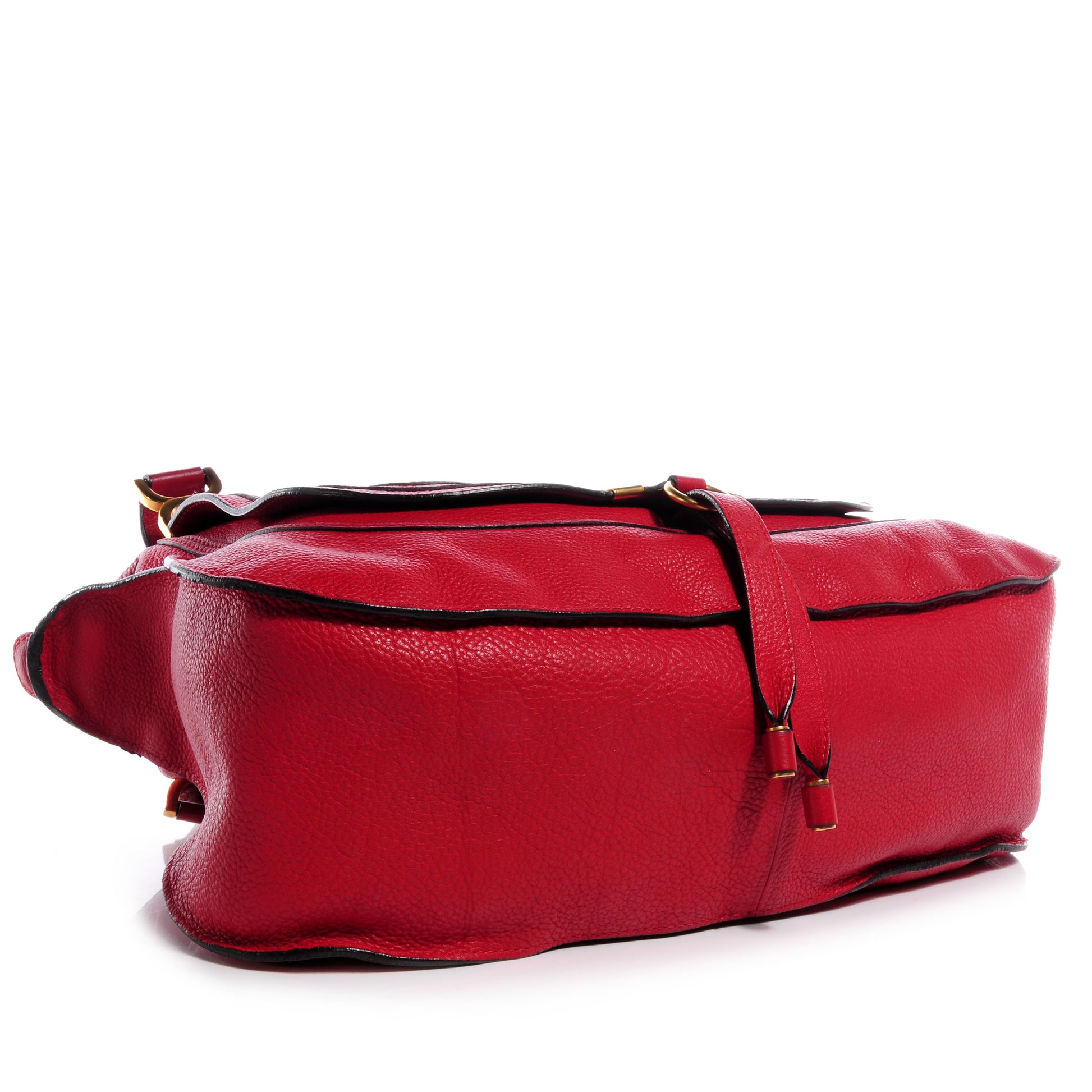 Chloe Calfskin Large Marcie Satchel Red 4 of 9