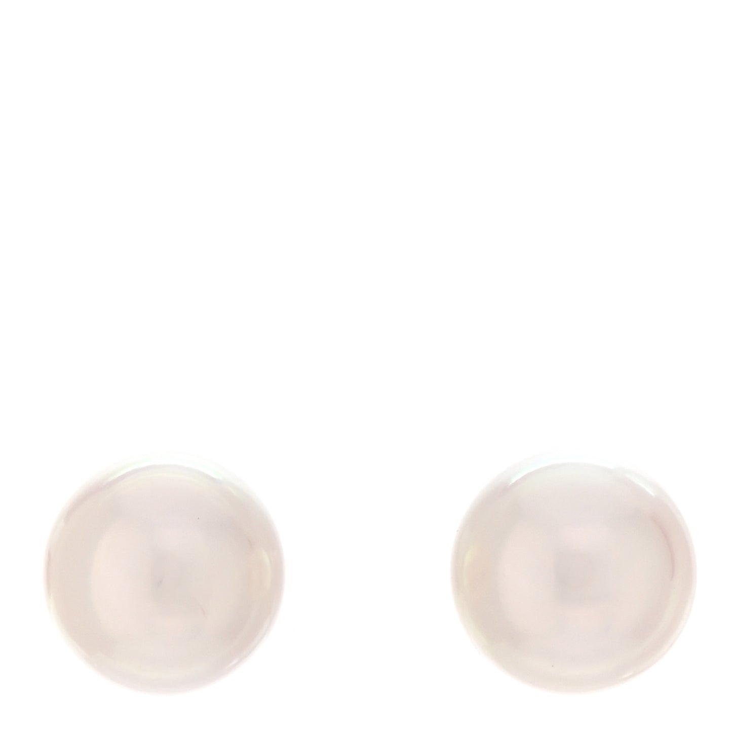 18K White Gold Akoya Pearl 8mm Stud Earrings