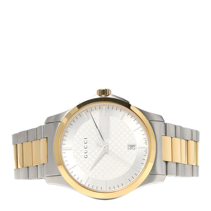 Gucci Stainless Steel 38mm G-Timeless Two Tone Quartz Watch 2 of 6