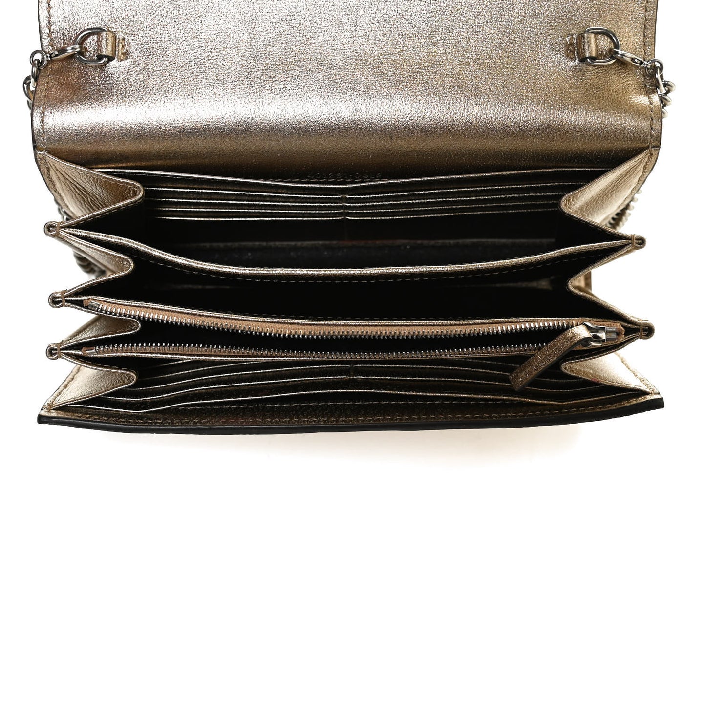 Lizard Mini Dionysus Chain Wallet Gold