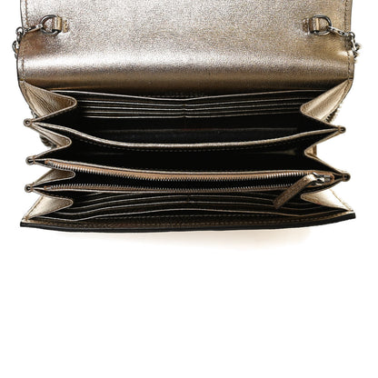Gucci Lizard Mini Dionysus Chain Wallet Gold 4 of 10