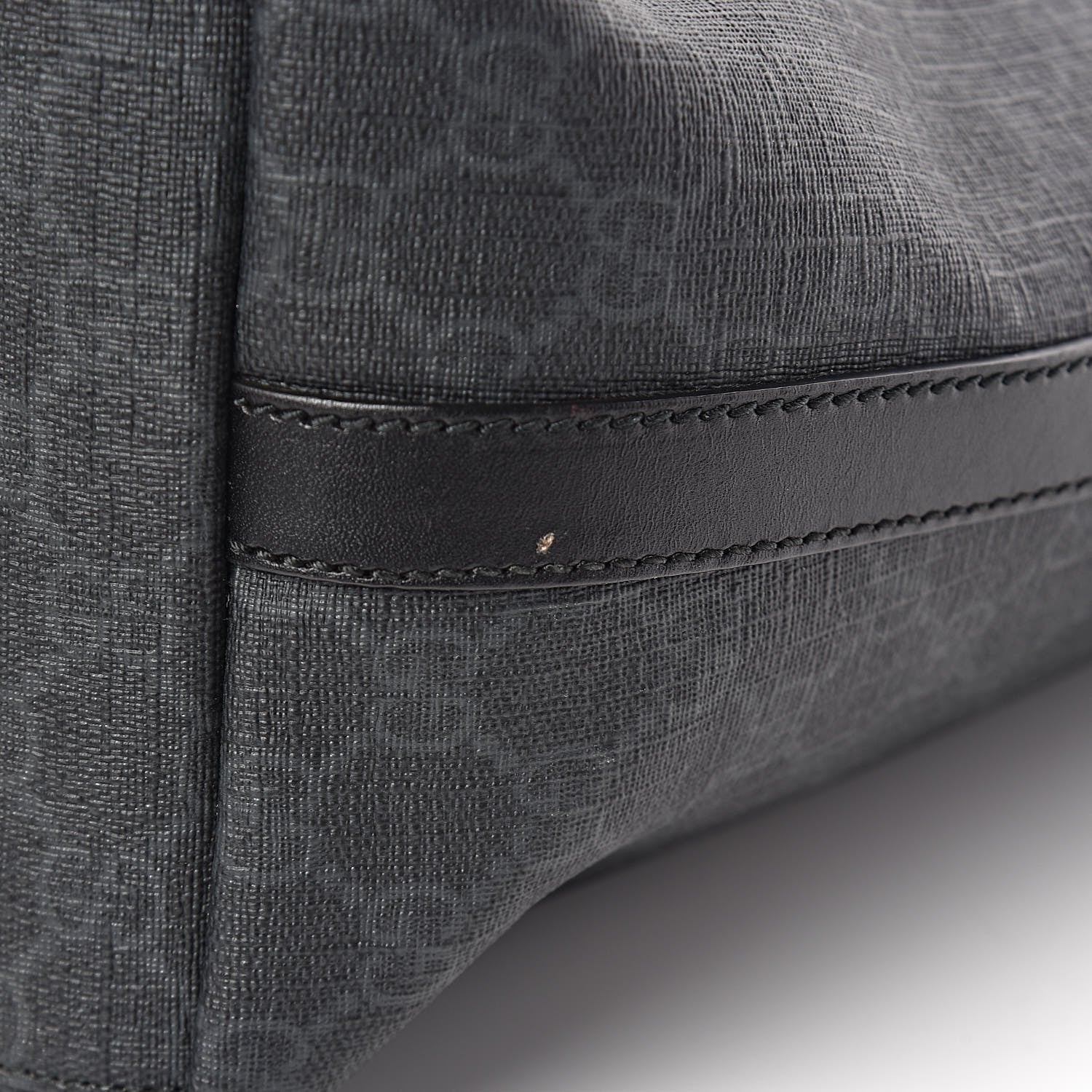 Gucci GG Supreme Monogram Tote Black Grey 11 of 11