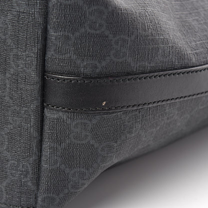 Gucci GG Supreme Monogram Tote Black Grey 11 of 11