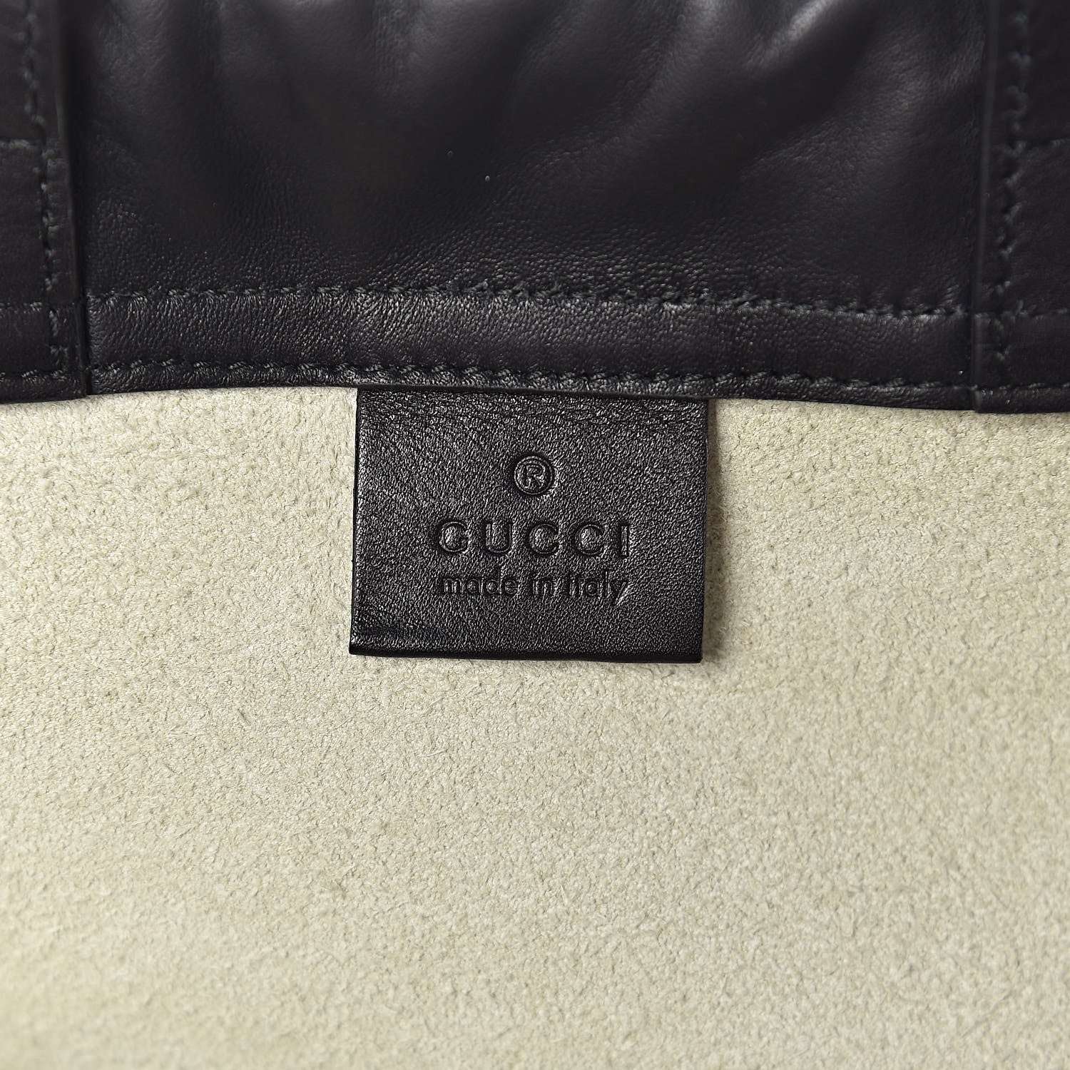 Gucci Calfskin Coco Capitan Logo Drawstring Backpack Mystic White 6 of 10
