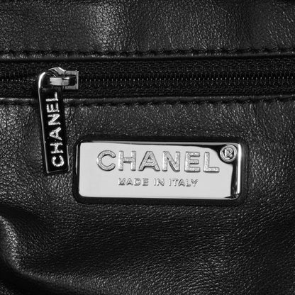 Chanel Metallic Deerskin Luxe Ligne Tote Black 6 of 7