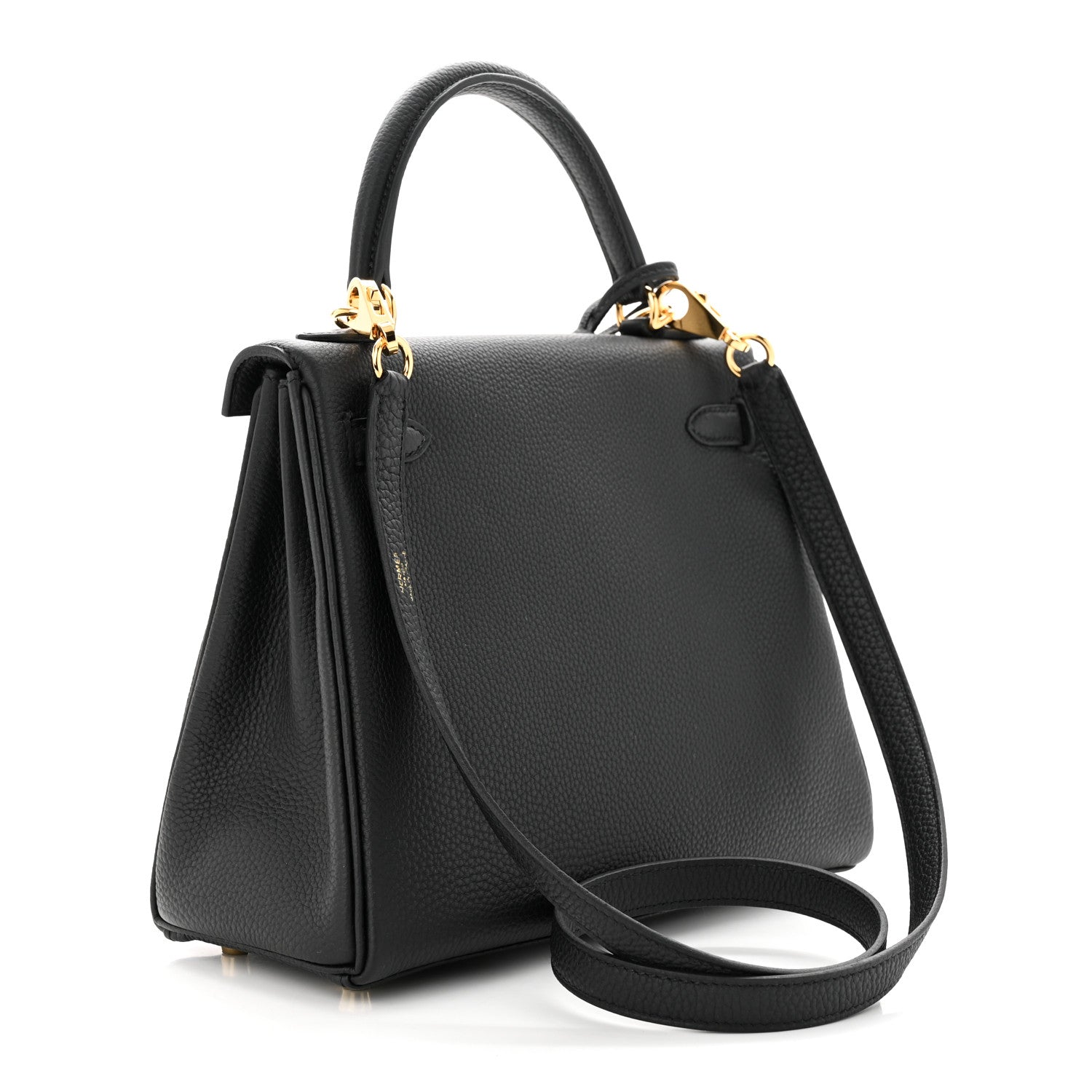 Hermes Togo Kelly Retourne 25 Black 3 of 11