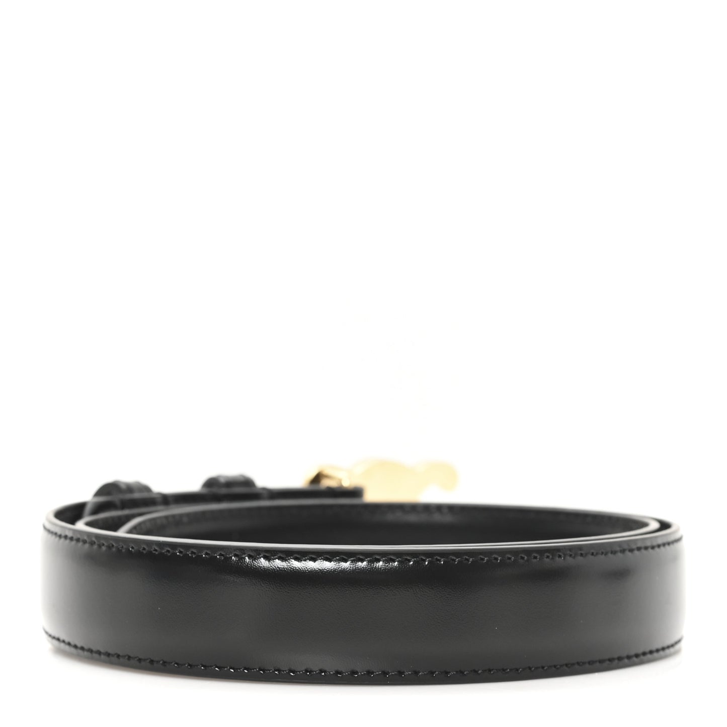 Box Calfskin Medium 25mm Triomphe Belt 75 30 Black