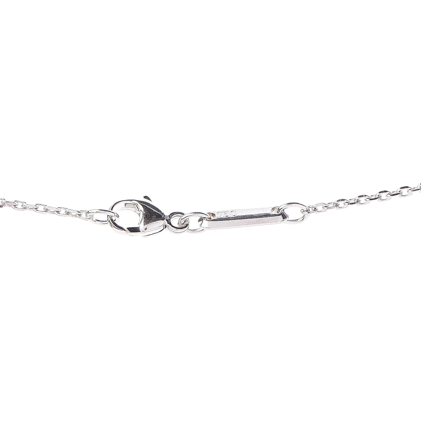 18K White Yellow Gold Diamond Yellow Sapphire Butterfly Pendant Necklace