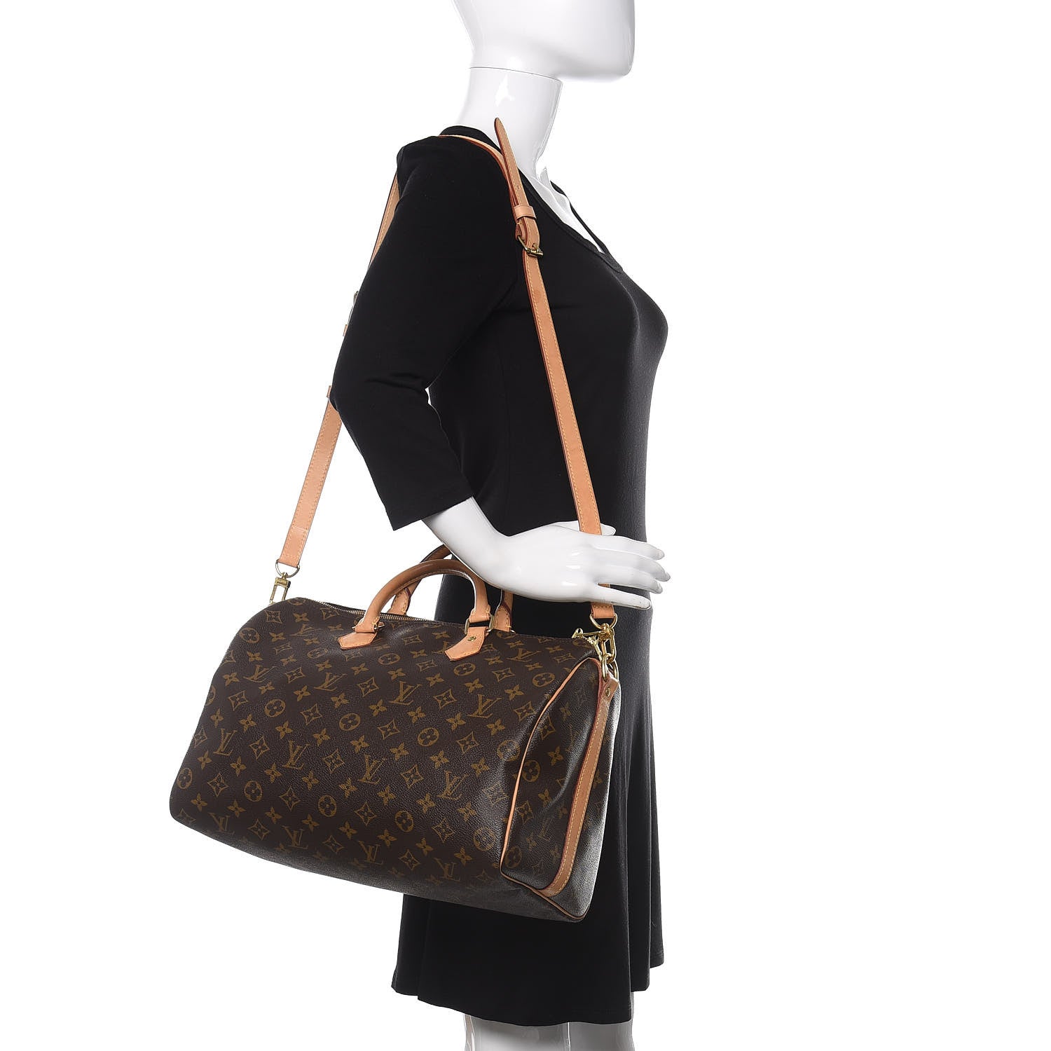 Louis Vuitton Monogram Speedy Bandouliere 35 2 of 11