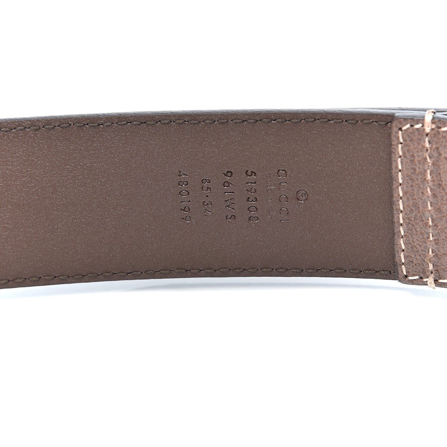 Gucci GG Supreme Monogram Web Small Ophidia Belt Bag 85 34 Dark Brown 6 of 7