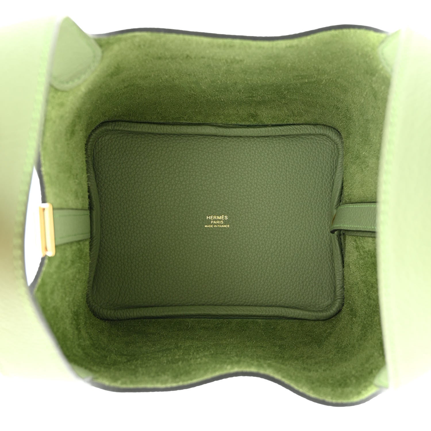 Hermes Taurillon Clemence Picotin Lock 18 PM Vert Criquet 5 of 11
