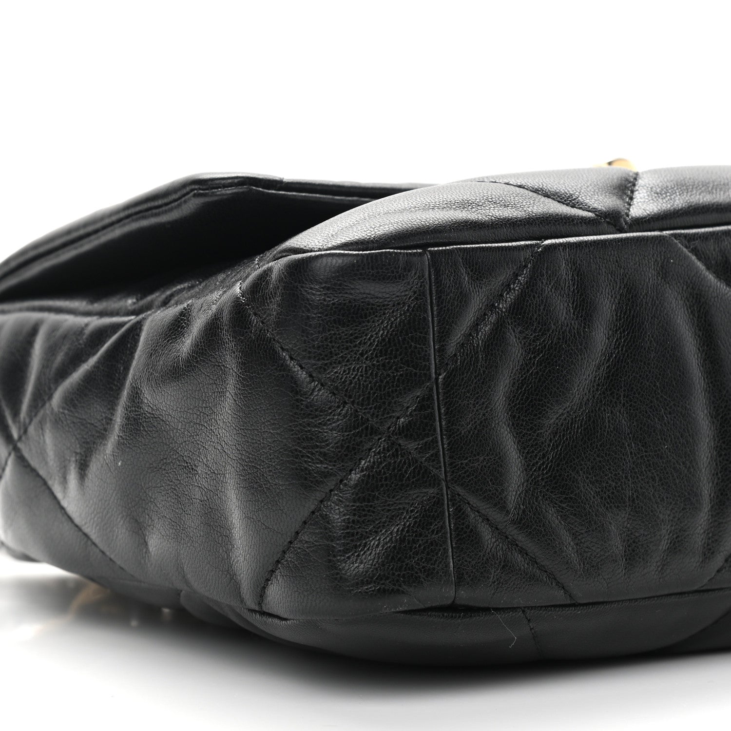Chanel Goatskin Quilted Medium Chanel 19 Flap Black 9 of 11