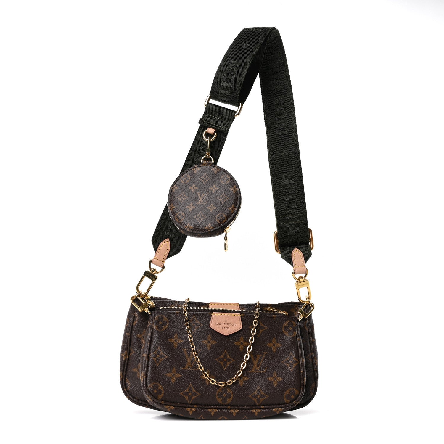 Louis Vuitton Monogram Multi Pochette Accessories Kaki 1 of 10