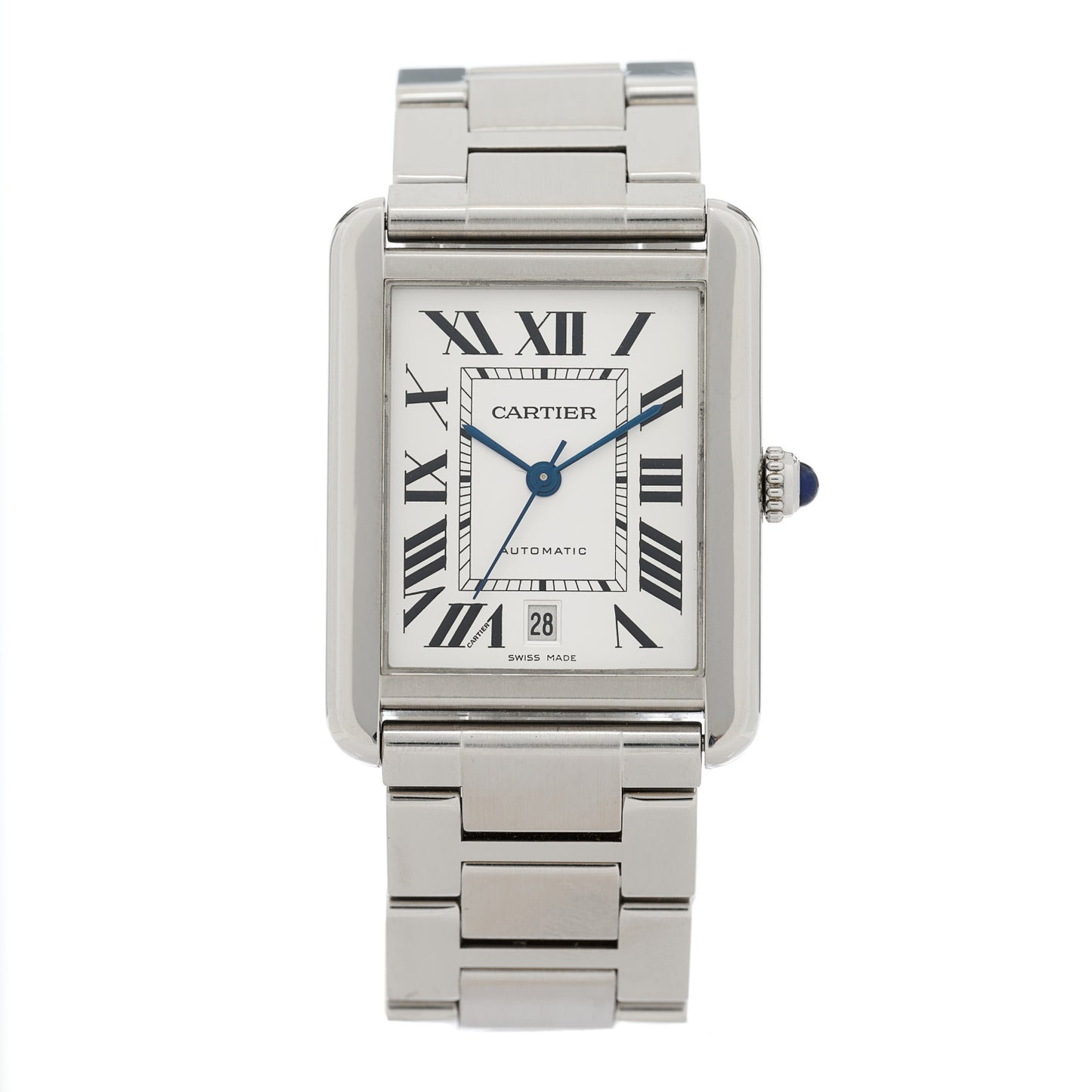 Stainless Steel 31mm Tank Solo Automatic Watch