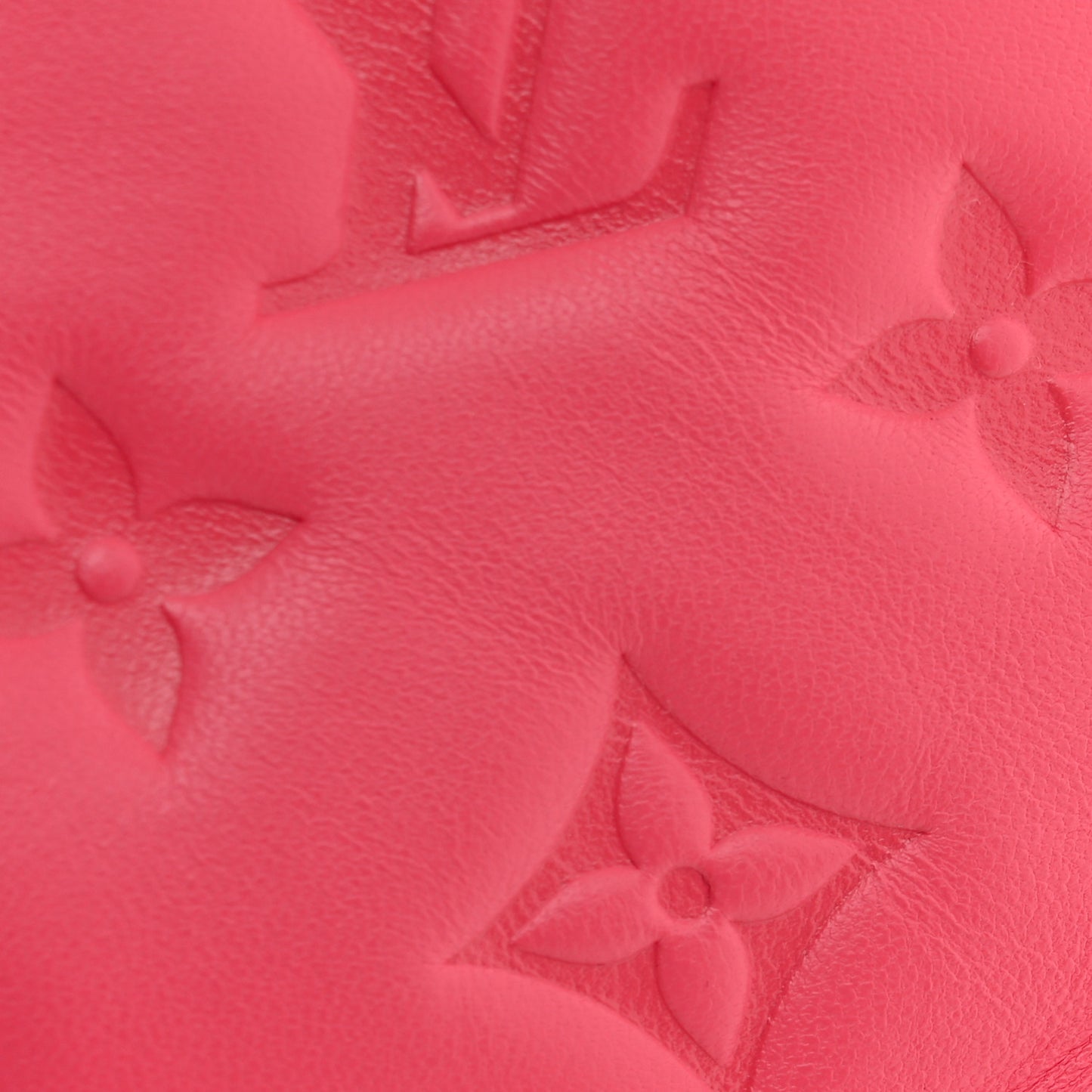 Lambskin Embossed Monogram Coussin PM Pink