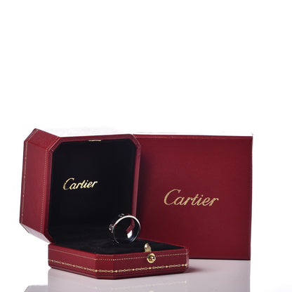 Cartier 18K White Gold 5.5mm LOVE Ring 59 8.75 5 of 6