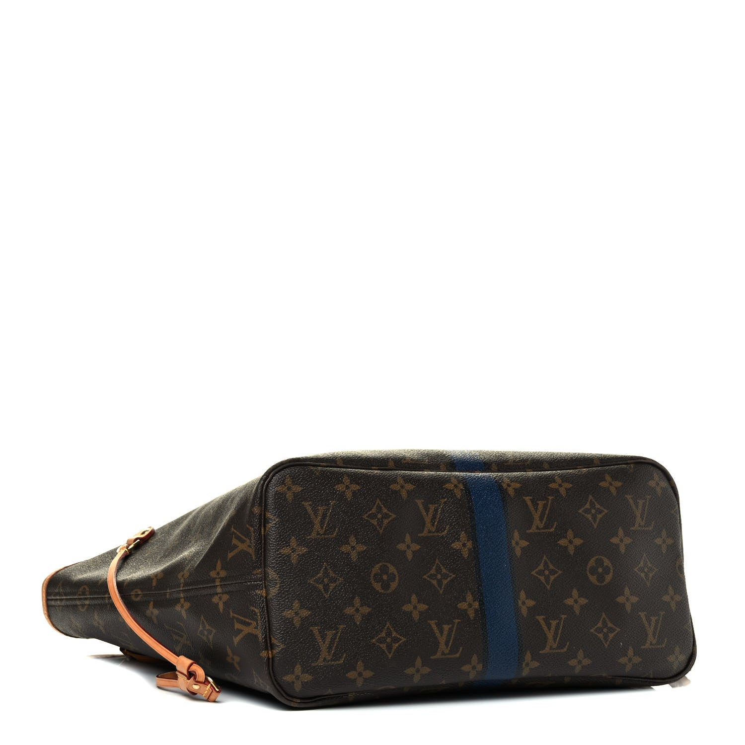 Louis Vuitton Monogram My LV Heritage Neverfull MM Bleu Marine Black 3 of 5