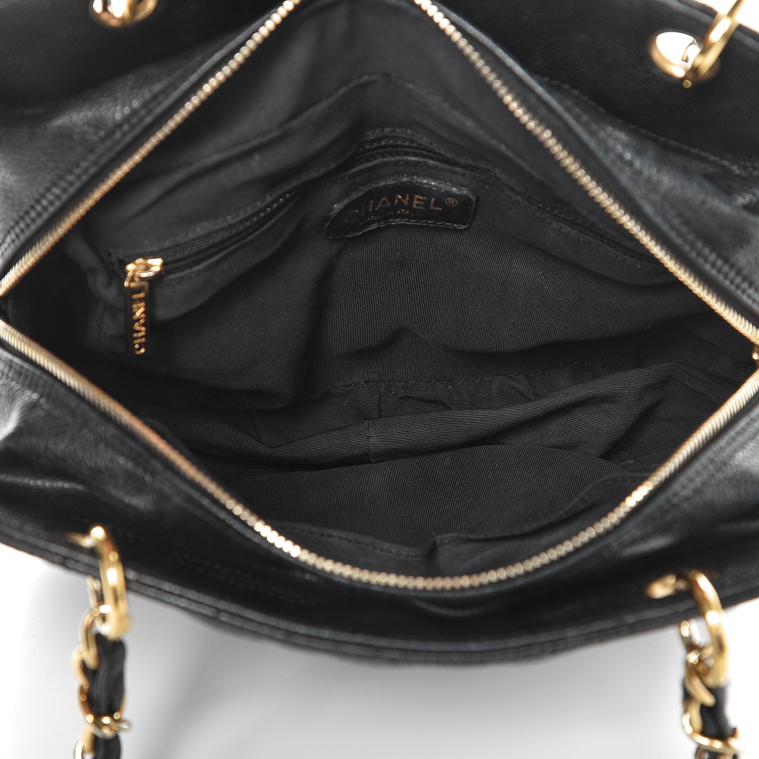 Chanel Caviar Quilted Petit Timeless Tote PTT Black 2 of 6