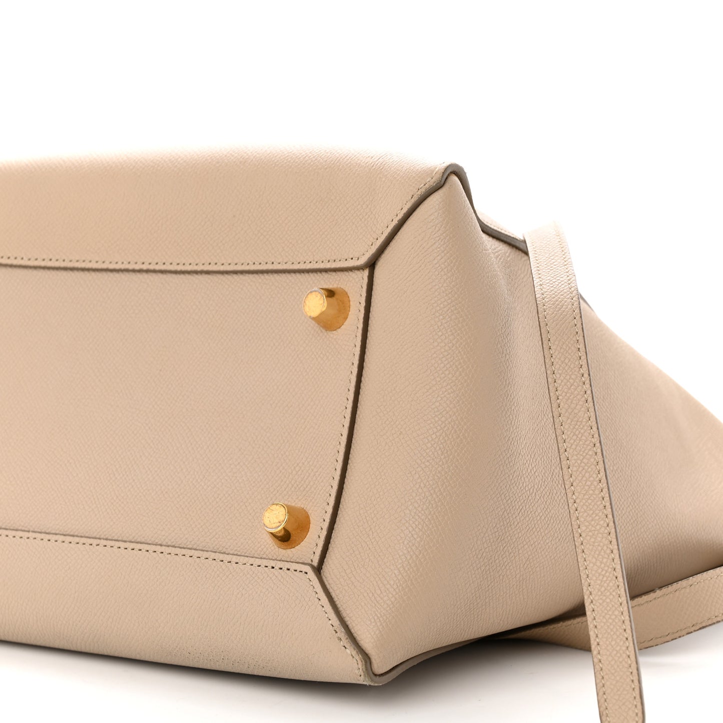Grained Calfskin Mini Belt Bag Light Taupe