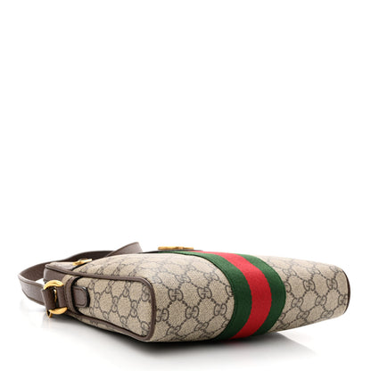 Gucci GG Supreme Monogram Web Small Ophidia Messenger Bag Brown 4 of 14