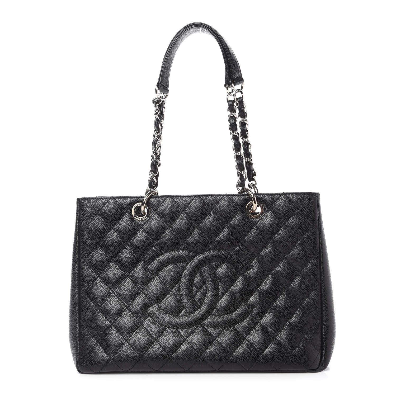 Chanel Caviar Quilted Grand Shopping Tote GST Black 1 of 11