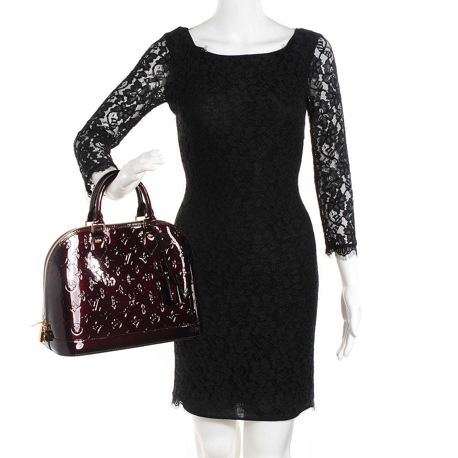 Louis Vuitton Vernis Alma PM Amarante 2 of 8