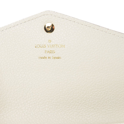 Louis Vuitton Empreinte Sarah Wallet NM Ivory 6 of 8
