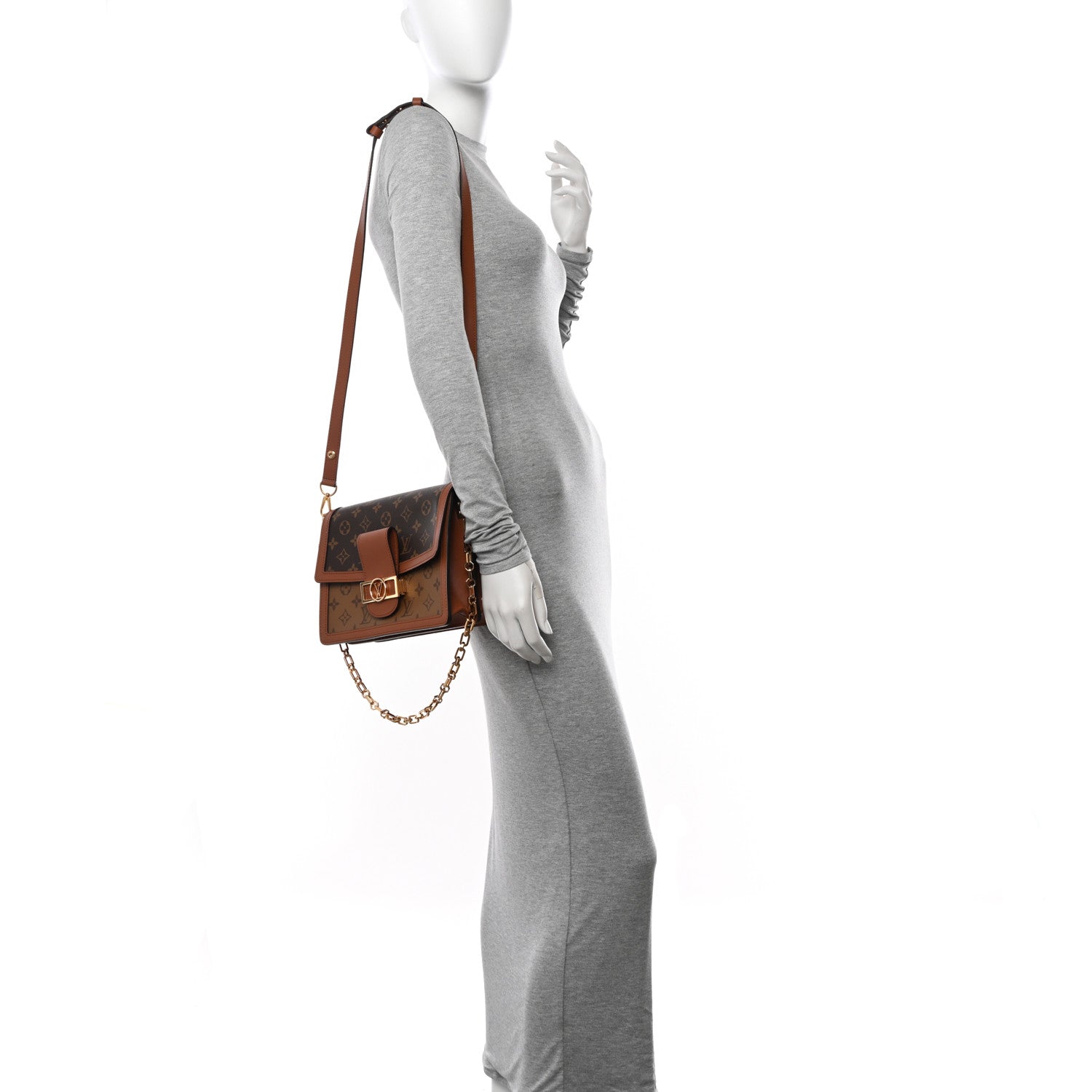 Louis Vuitton Reverse Monogram Dauphine MM 2 of 10
