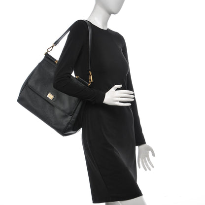 Dolce & Gabbana Dauphine Large Miss Sicily Satchel Black 2 of 6