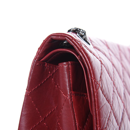 Chanel Aged Calfskin Quilted 2.55 Reissue 226 Flap Red 14 of 15
