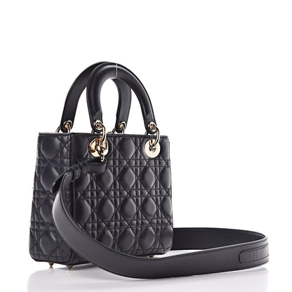 Christian Dior Lambskin Cannage Small My Lady Dior Indigo Blue 3 of 9