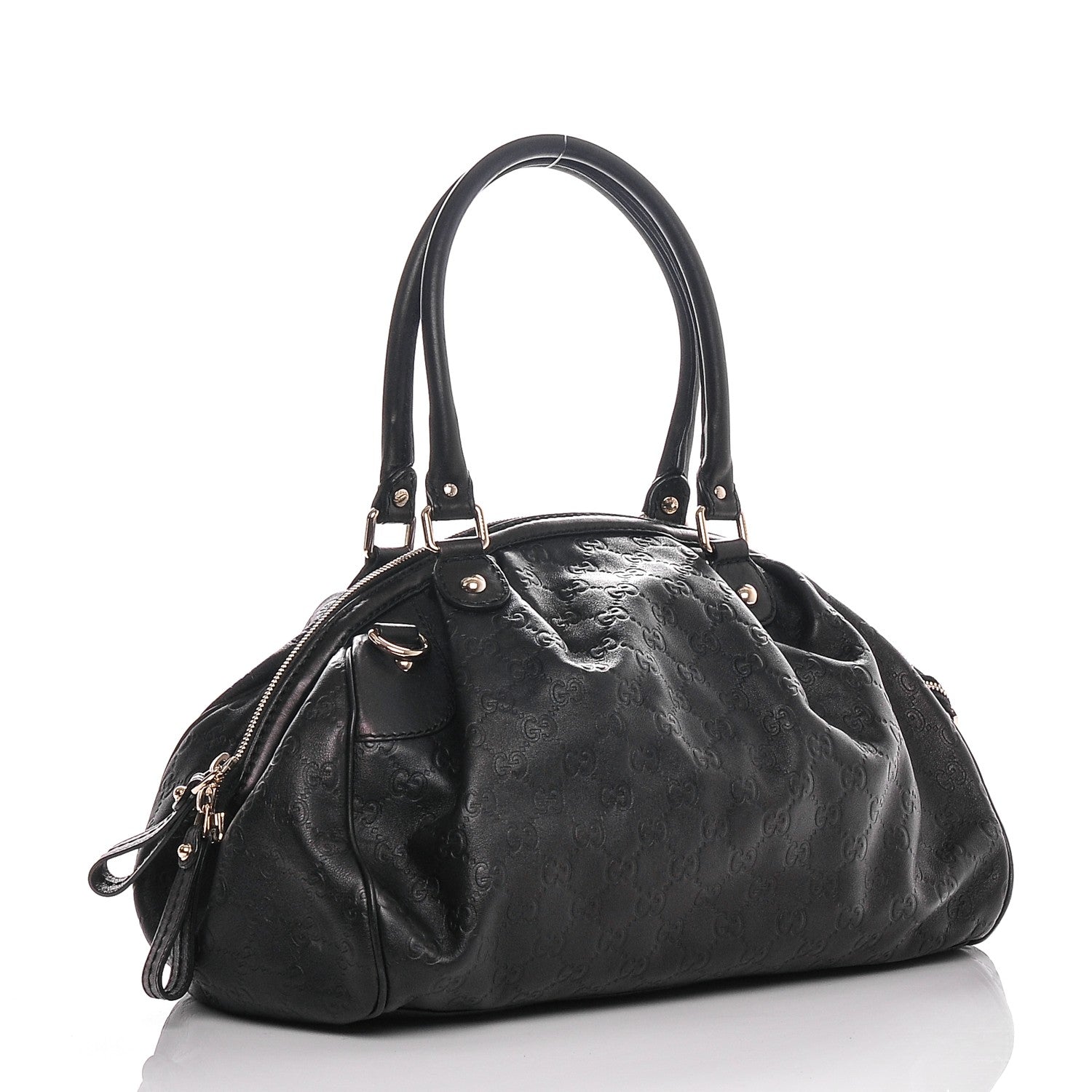 Gucci Guccissima Medium Sukey Boston Black 3 of 8